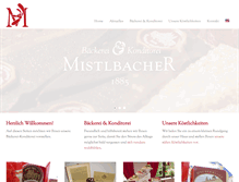 Tablet Screenshot of mistlbacher.com